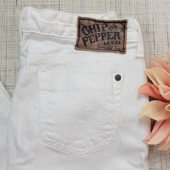 Chip & Pepper Stella Bootcut Jeans White 26 - Picture 5 of 8